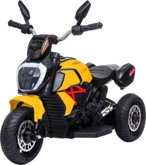 Bērnu elektriskais motocikls Enero Avalon 1033044, dzeltena krās.