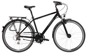 Velosipēds tūristu Kross Trans 3.0, 28 ", L rāmis, melna krās./pelēka krās.