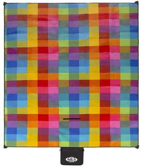 Kempinga paklājiņš Nils Camp Multi NC2221, melna krās./pelēka krās./daudzkrāsaina, 250 x 200 cm