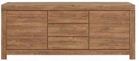 Komoda Gent, ąžuolo sp./pelenų sp., 85 cm x 45 cm x 200 cm