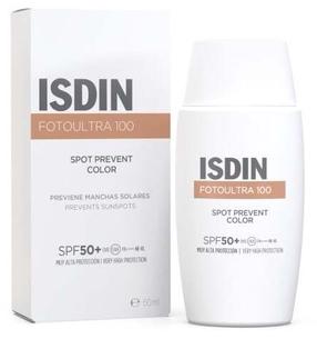 Krēms iedeguma kopšanai sejai Isdin Photo Ultra 100 Spot Prevent SPF50+, 50 ml