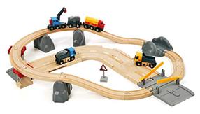 Komplekts Brio World Rail & Road Loading Set 33210, daudzkrāsaina