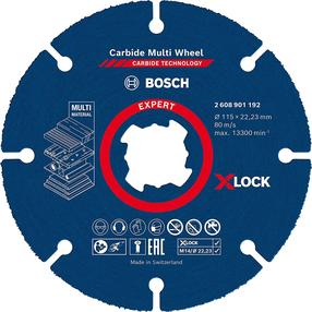 Griešanas disks leņķa slīpmašīnām Bosch Carbide MultiWheel, 115 mm x 1 mm x 22.23 mm