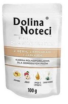 Šlapias šunų maistas Dolina Noteci Premium Potatoes And Apples, žąsiena/bulvės, 0.1 kg