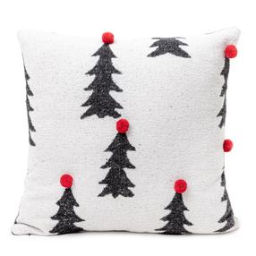 Kalėdinis dekoratyvinės pagalvėlės užvalkalas Homla Belly 828077, balta/raudona/žalia, 45 cm x 45 cm