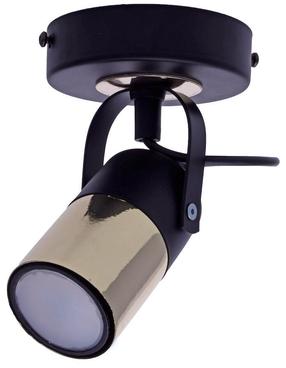 Šviestuvas lubų Milagro Wilson MLP4850, GU10, 1 x 35 W, žalvario sp. / juoda sp.