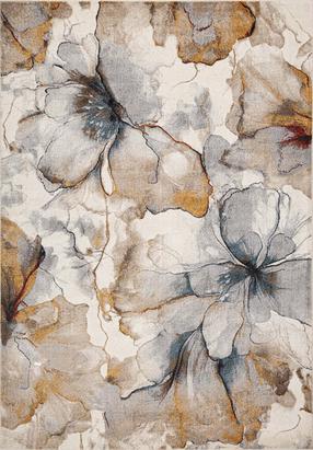 Paklājs iekštelpu Home4you Darly 2, oranža krās./bēša krās., 230 cm x 160 cm