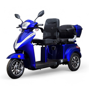 Elektrinis motoroleris MS04 EEC B, 20000 mAh, 1 kW, mėlyna sp.