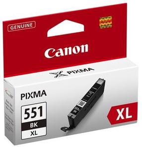 Tintes printera kasetne Canon CLI-551XL, melna krās., 11 ml