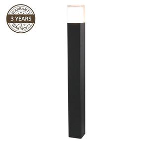 Pastatomas lauko šviestuvas Domoletti Tower GPLED-328, 12W, LED, IP44, juoda sp., 9 cm x 80 cm
