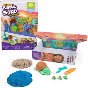 Modeliavimo smėlis, su priedais Spin Master Project Planet Turtle Beach, įvairių spalvų, 396 g