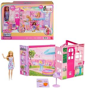 Lėlių namas, su priedais Mattel Barbie Dream Land, įvairių spalvų