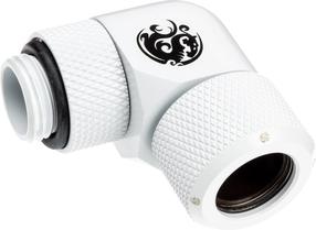 Perėjimas BitsPower Deluxe White Advanced Rotary G1/4" 90-Degree Multi-Link Adapter For OD 12MM, 3.48 cm, balta sp.