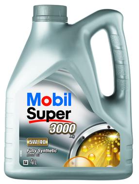 Машинное масло Mobil Super 3000 5W - 40, синтетический, 4 л