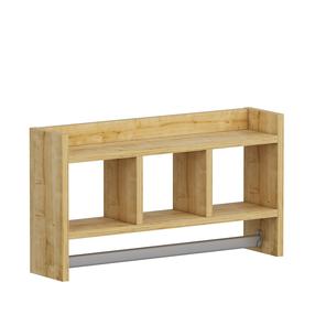 Sieninė lentyna Kalune Design Asya, smėlio sp., 35 cm x 63.6 cm x 14.6 cm