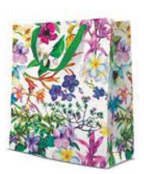 Dāvanu maisiņš Paw Decor Collection Sprig Flowers, 10 cm x 25 cm x 20 cm, daudzkrāsaina