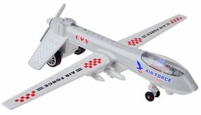 Игрушечный самолёт ZA4327, серый цв.
