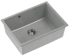 Кухонная мойка Quadron Alec 50, гранит, 53.5 см x 40 см x 20.5 см, серый цв.