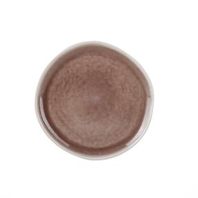 Šķīvis deserta Domoletti Rose velvet, Ø 20.3 cm, balts krās./rozā krās.