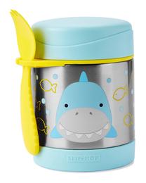 Termosas maistui Skip Hop Zoo Insulated Food Jar, 325 ml, 3 m., plastikas/nerūdijantysis plienas, geltona sp./mėlyna sp./nerūdijančiojo plieno sp.