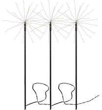 Dekoracija Star Trading Firework su LED apšvietimu, 65 cm, 65 cm, juoda sp.