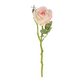 Mākslīgie ziedi, roze Domoletti, rozā krās., 35 cm