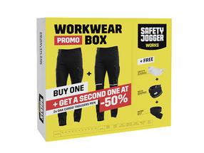 Tööpüksid meeste Safety Jogger, must v., 50 suurus