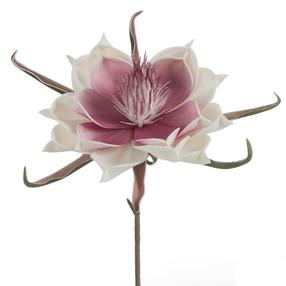 Dirbtinė gėlė Flore 65, balta sp./rožinė sp., 65 cm