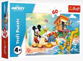 Dėlionė Trefl Mickey Mouse, 33 cm x 22 cm, 60 vnt., įvairių spalvų