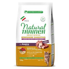Kuiv kassitoit Natural Trainer Adult, pardiliha, 1.5 kg