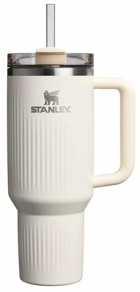 Termopudele Stanley The Quencher H2.0 Fluted Tumbler, 1.18 l, krēmkrāsa