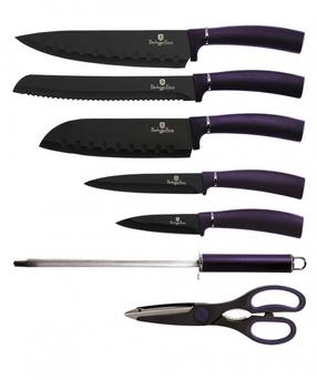 Virtuvinių peilių komplektas Berlinger Haus Purple Eclipse BH-2560, 8 vnt.
