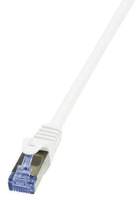 Laidas Logilink Cat.6A from Cat.7 600 MHz S/FTP PIMF PrimeLine RJ-45 8P8C, RJ-45 8P8C, 1 m, balta sp.