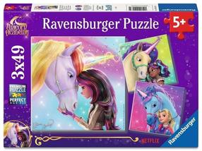 Dėlionė Ravensburger Unicorn Academy, 21 cm x 21 cm, 147 vnt., įvairių spalvų
