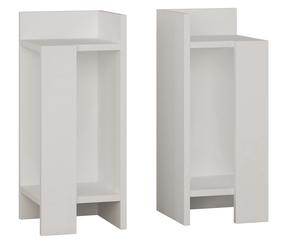 Öökapp Kalune Design Elos 855DTE3509, valge v., 60 cm x 25 cm x 27 cm