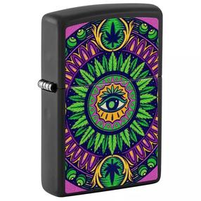 Žiebtuvėlis Zippo 48583 Black Light, juoda sp./įvairių spalvų