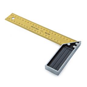 Stūra lineāls Okko GWS-25B, 250 mm, metāls, 90 °