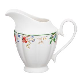 Katliņš pienam Ambition Rosalia, 14.5 cm x 8.5 cm x 13 cm, balta krās./daudzkrāsaina, porcelāna