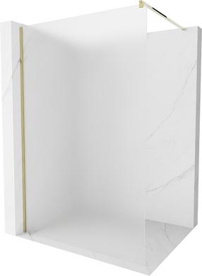 Dušas siena Mexen Kioto Walk-In, 110 cm x 200 cm, zelta krās./rūdītais