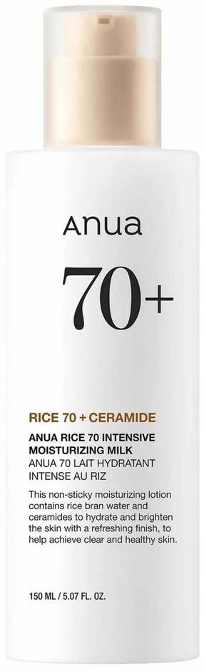 Sejas losjons Anua Rice 70 + Ceramide Moisturizing Milk, 150 ml