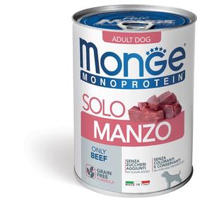 Влажный корм для собак Monge Monoprotein Solo, говядина, 0.4 кг