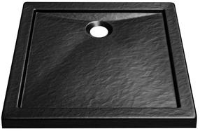 Dušo padėklas Besco Aquarius SlimLine, 90 cm x 90 cm