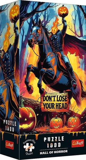 Dėlionė Trefl Hall Of Horror The Headless Horseman 12131, 68.3 cm x 48 cm, 1000 vnt., įvairių spalvų
