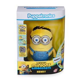 Интерактивная игрушка Minions Henry, синий цв./желтый цв.