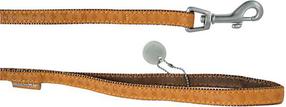 Suņu pavada Zolux Mac Leather 522020JA, dzeltena krās., 1.2m x 2cm