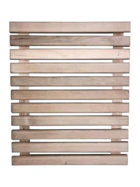 Решетка на пол для бани Flammifera, ольха, 60 см x 50 см x 6 см
