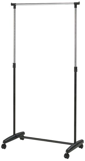 Drabužių kabykla Home4you Fred 12981, 95 cm, juoda sp./chromo sp.