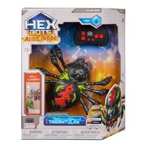 Rotaļu dzīvnieks, zirneklis Hex Bots Alive Inside Trantulax, melna krās.