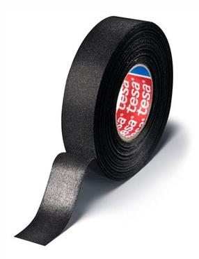 Elektrības izolācijas lente Tesa, melna krās., 20 m