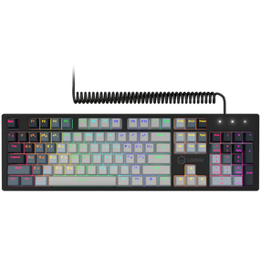 Klaviatūra Lorgar Azar 514, EN/RU, balta